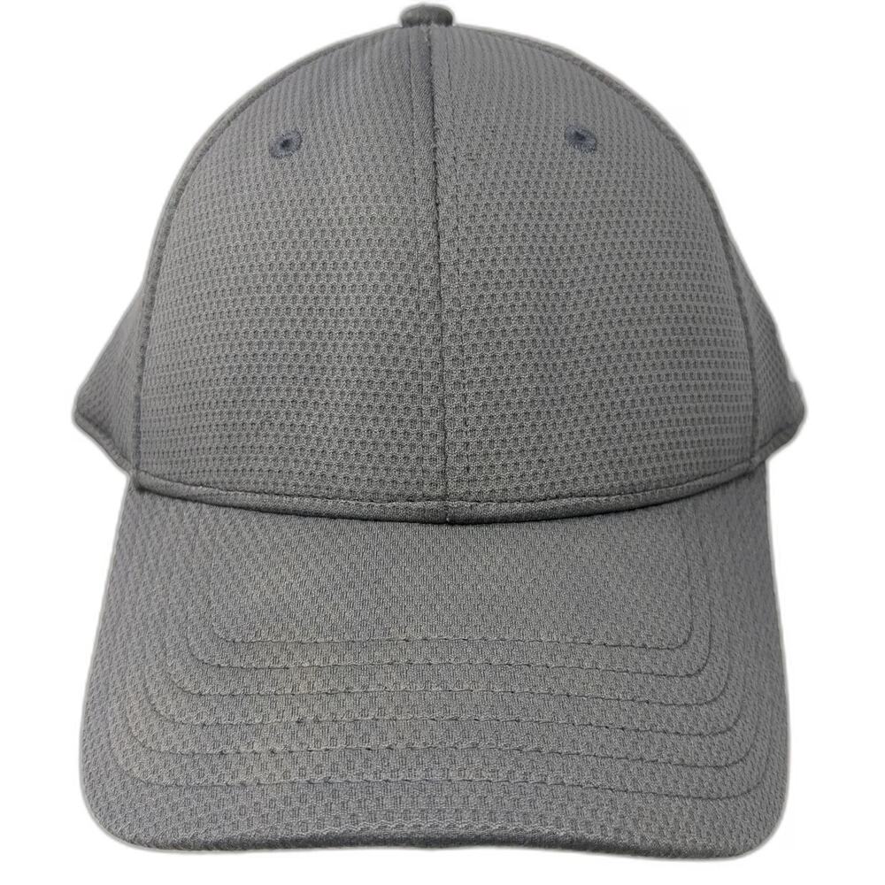 Under Armour Baseball Cap Gray L Mesh Stretch Fit Athletic Running Golf Hat